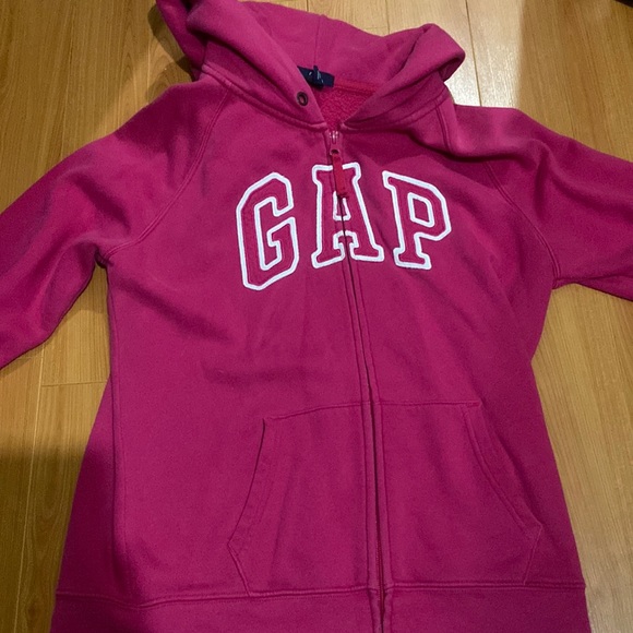 Hot pink Gap zip up sweater - Picture 1 of 3